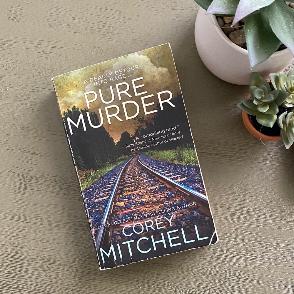 Pure Murder — Paperback Book in Green and Brown Cover